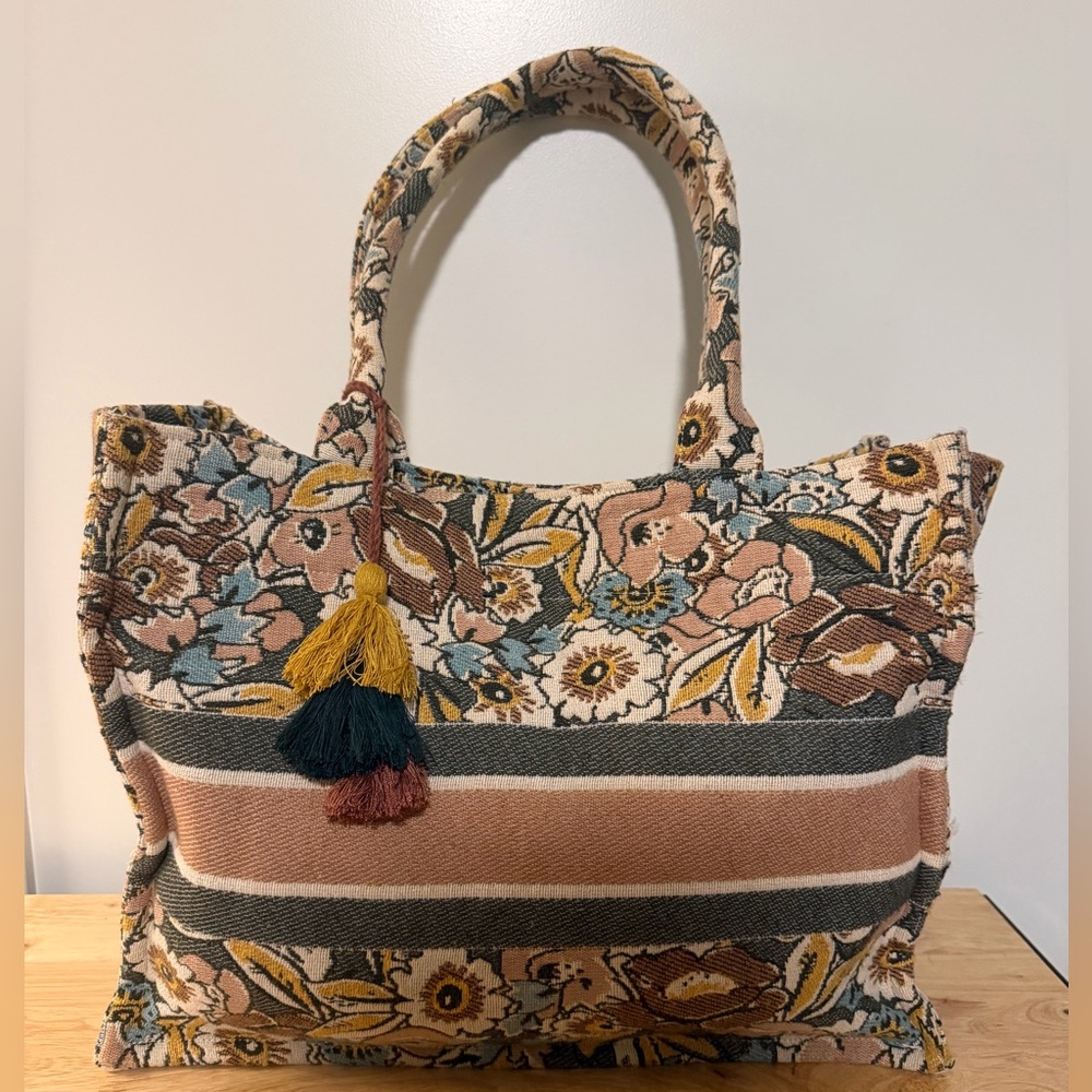 Large Tapestry Tote Bag